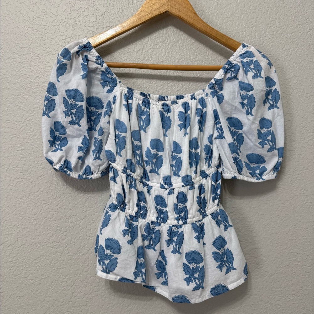 NFC Floral Puff Sleeve Top